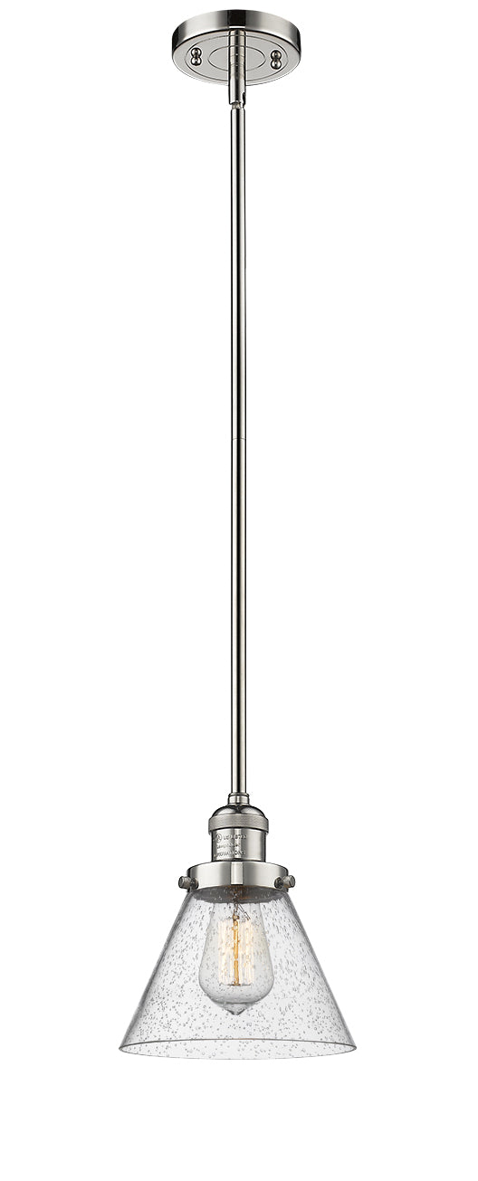 Innovations - 201S-PN-G44 - One Light Mini Pendant - Franklin Restoration - Polished Nickel