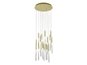 Avenue Lighting - HF2021-FR-BB - LED Pendant - Main St. - Brushed Brass
