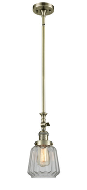 Innovations - 206-AB-G142 - One Light Mini Pendant - Franklin Restoration - Antique Brass