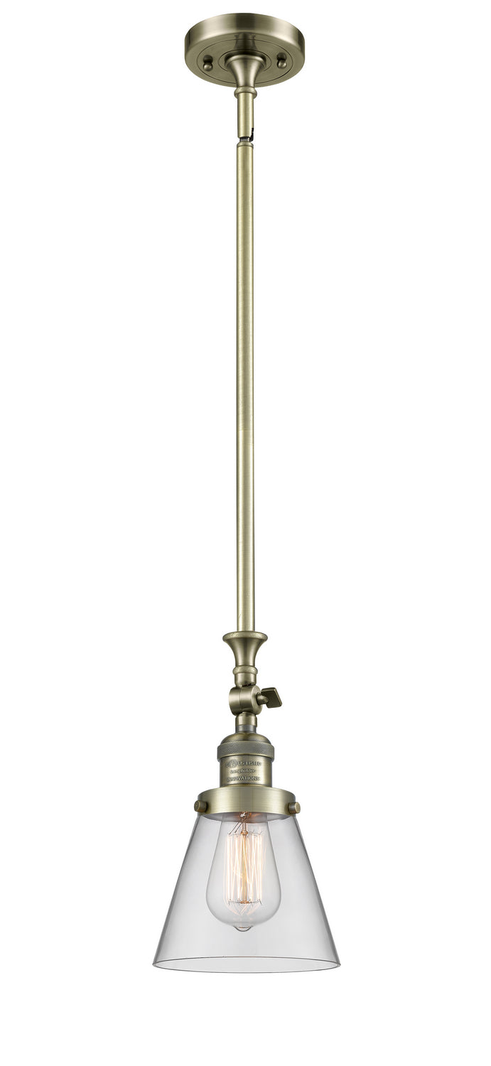 Innovations - 206-AB-G62 - One Light Mini Pendant - Franklin Restoration - Antique Brass