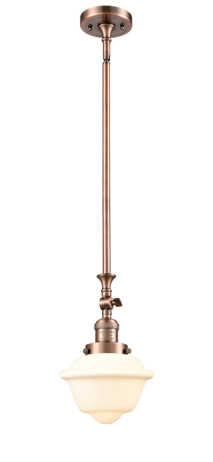 Innovations - 206-AC-G531 - One Light Mini Pendant - Franklin Restoration - Antique Copper