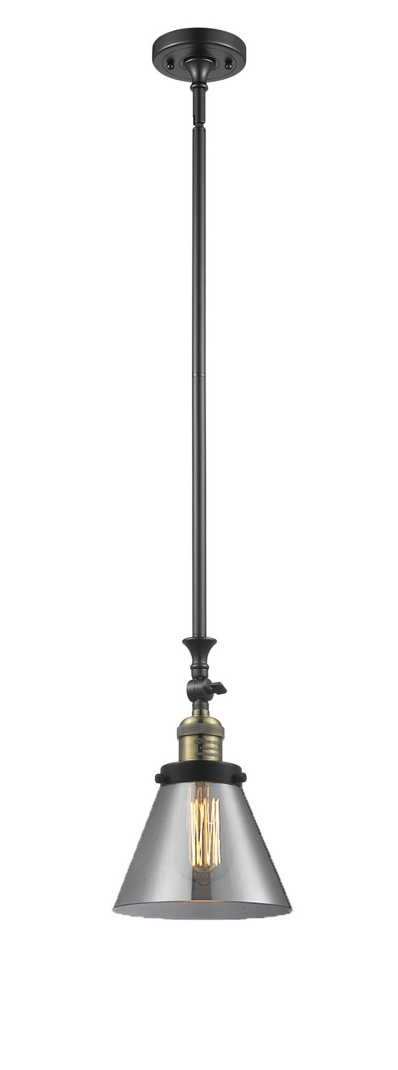Innovations - 206-BAB-G43 - One Light Mini Pendant - Franklin Restoration - Black Antique Brass