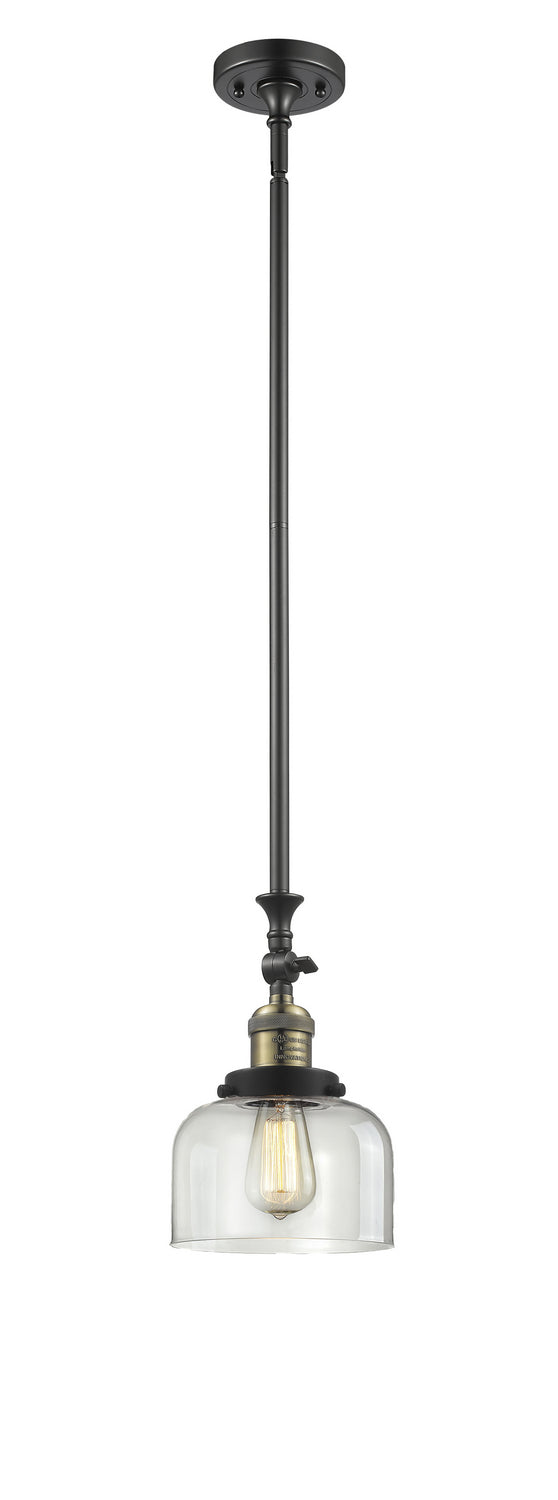 Innovations - 206-BAB-G72 - One Light Mini Pendant - Franklin Restoration - Black Antique Brass