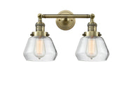Innovations - 208-AB-G172 - Two Light Bath Vanity - Franklin Restoration - Antique Brass