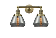 Innovations - 208-AB-G173 - Two Light Bath Vanity - Franklin Restoration - Antique Brass