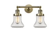 Innovations - 208-AB-G192 - Two Light Bath Vanity - Franklin Restoration - Antique Brass