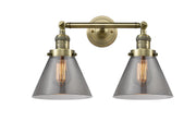 Innovations - 208-AB-G43 - Two Light Bath Vanity - Franklin Restoration - Antique Brass