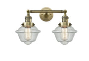 Innovations - 208-AB-G534 - Two Light Bath Vanity - Franklin Restoration - Antique Brass