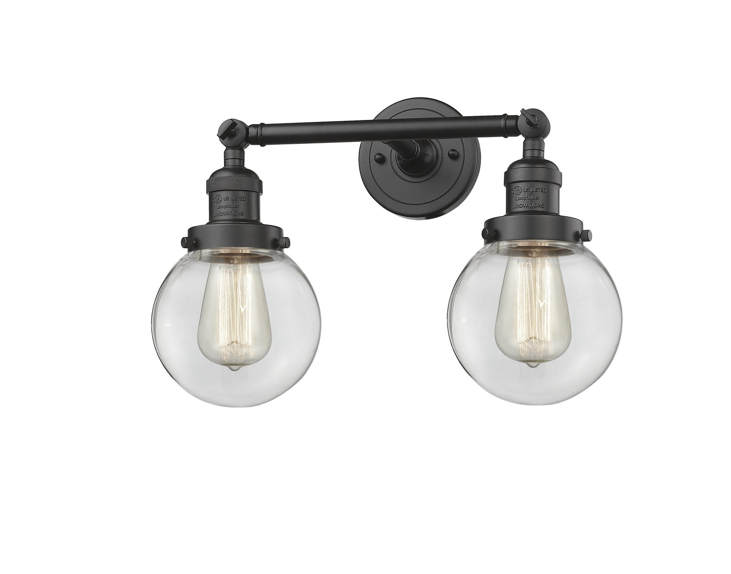 Innovations - 208-OB-G202-6 - Two Light Bath Vanity - Franklin Restoration - Oil Rubbed Bronze