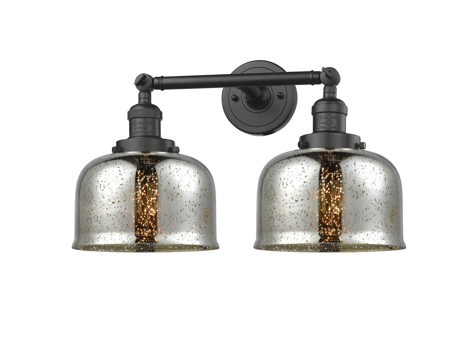 Innovations - 208-OB-G78 - Two Light Bath Vanity - Franklin Restoration - Oil Rubbed Bronze