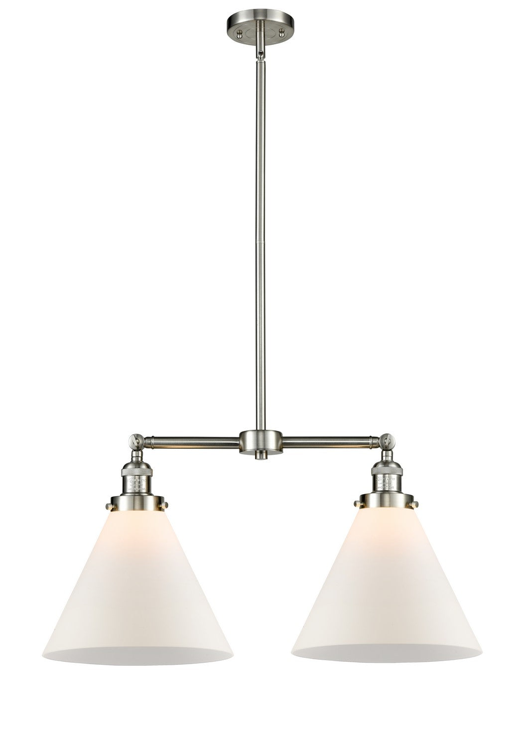 Innovations - 209-SN-G41-L - Two Light Island Pendant - Franklin Restoration - Brushed Satin Nickel