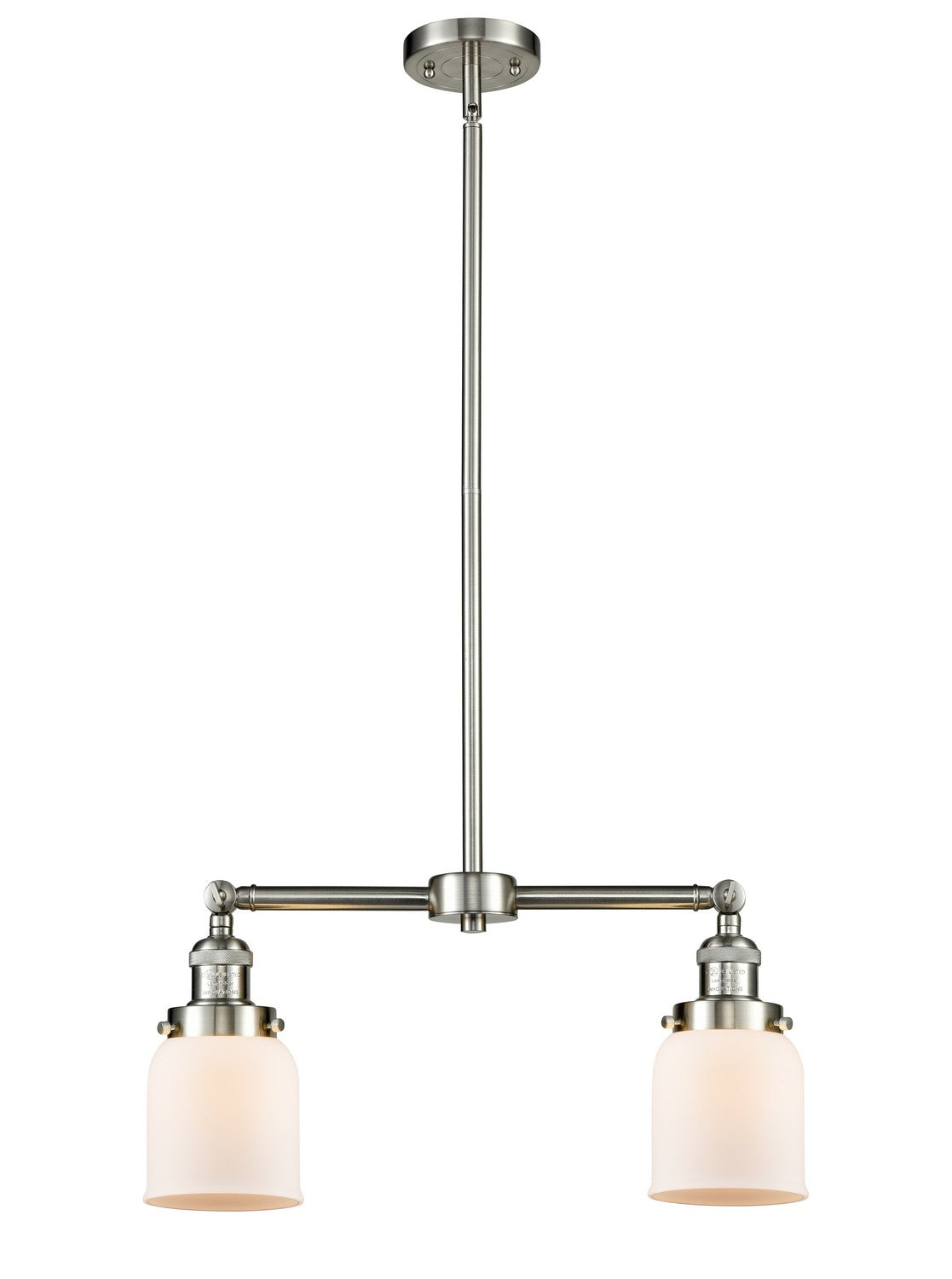 Innovations - 209-SN-G51 - Two Light Island Pendant - Franklin Restoration - Brushed Satin Nickel