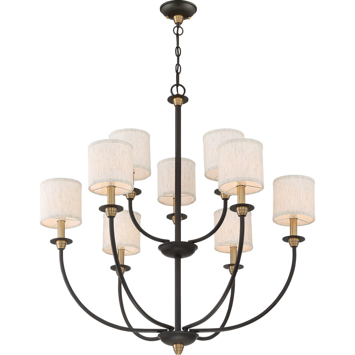 Quoizel - ADY5009OZ - Nine Light Chandelier - Audley - Old Bronze