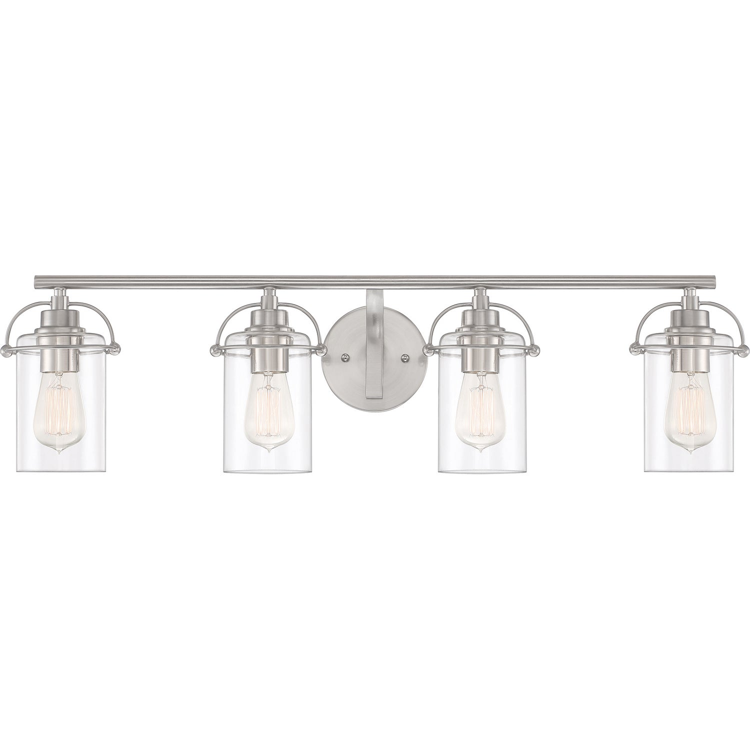 Quoizel - EMR8604BN - Four Light Bath Fixture - Emerson - Brushed Nickel