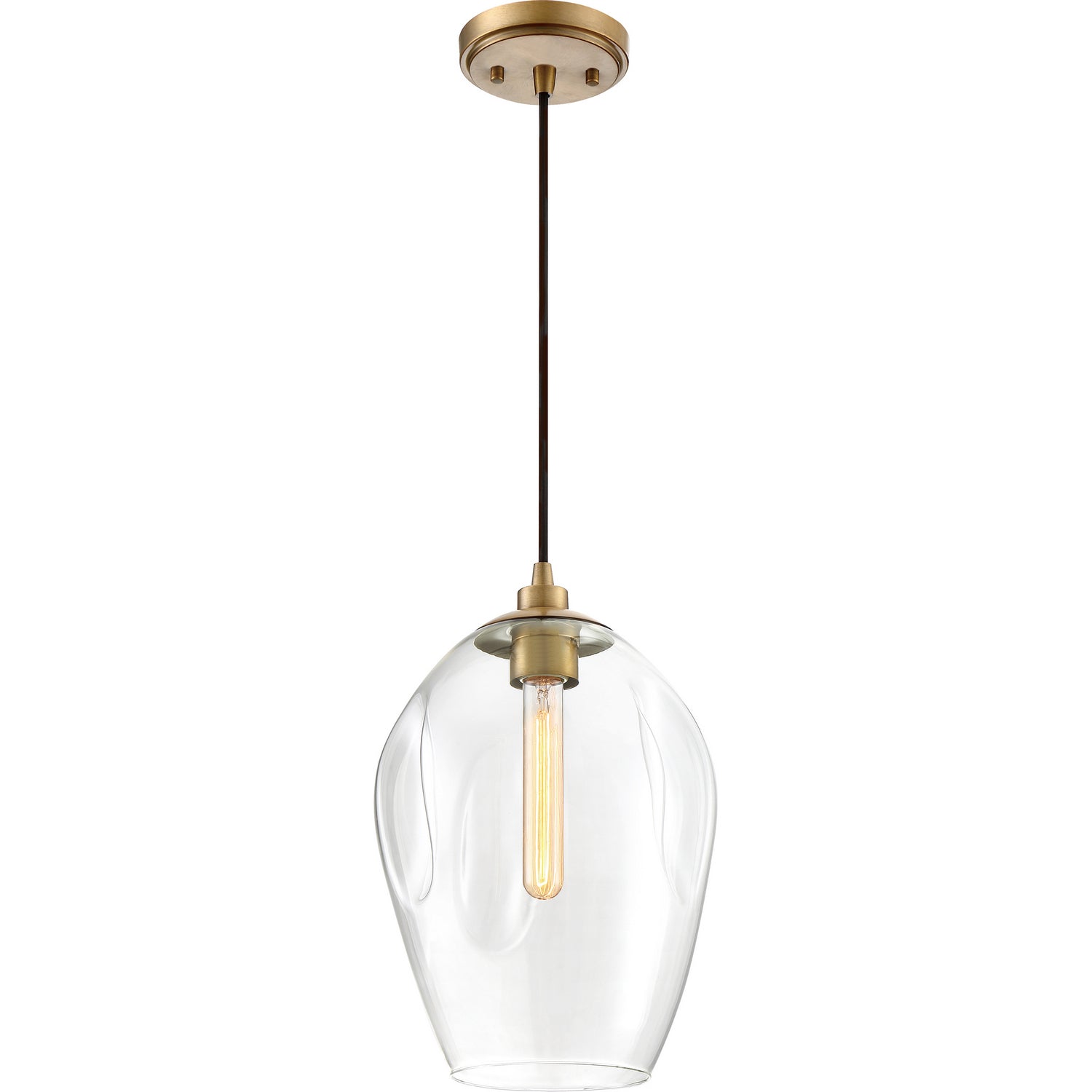 Quoizel - NGA1510WS - One Light Mini Pendant - Nostalgia - Weathered Brass