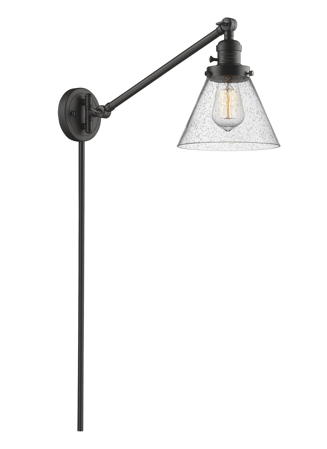 Innovations - 237-OB-G44 - One Light Swing Arm - Franklin Restoration - Oil Rubbed Bronze