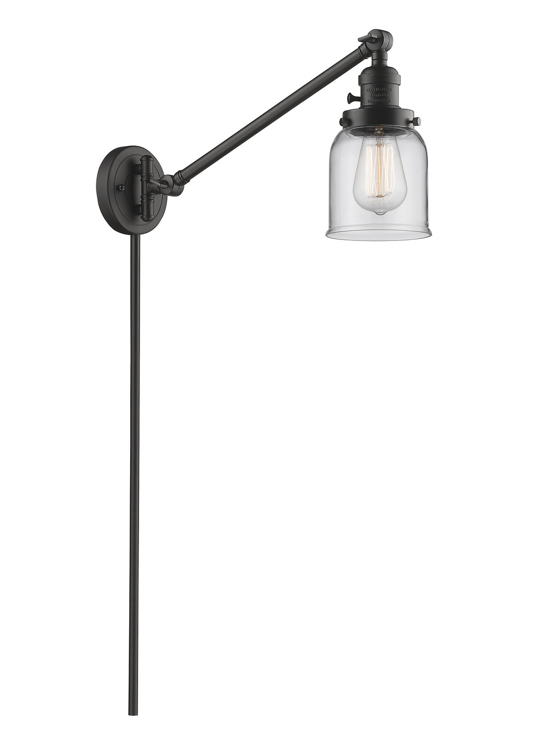Innovations - 237-OB-G52 - One Light Swing Arm - Franklin Restoration - Oil Rubbed Bronze