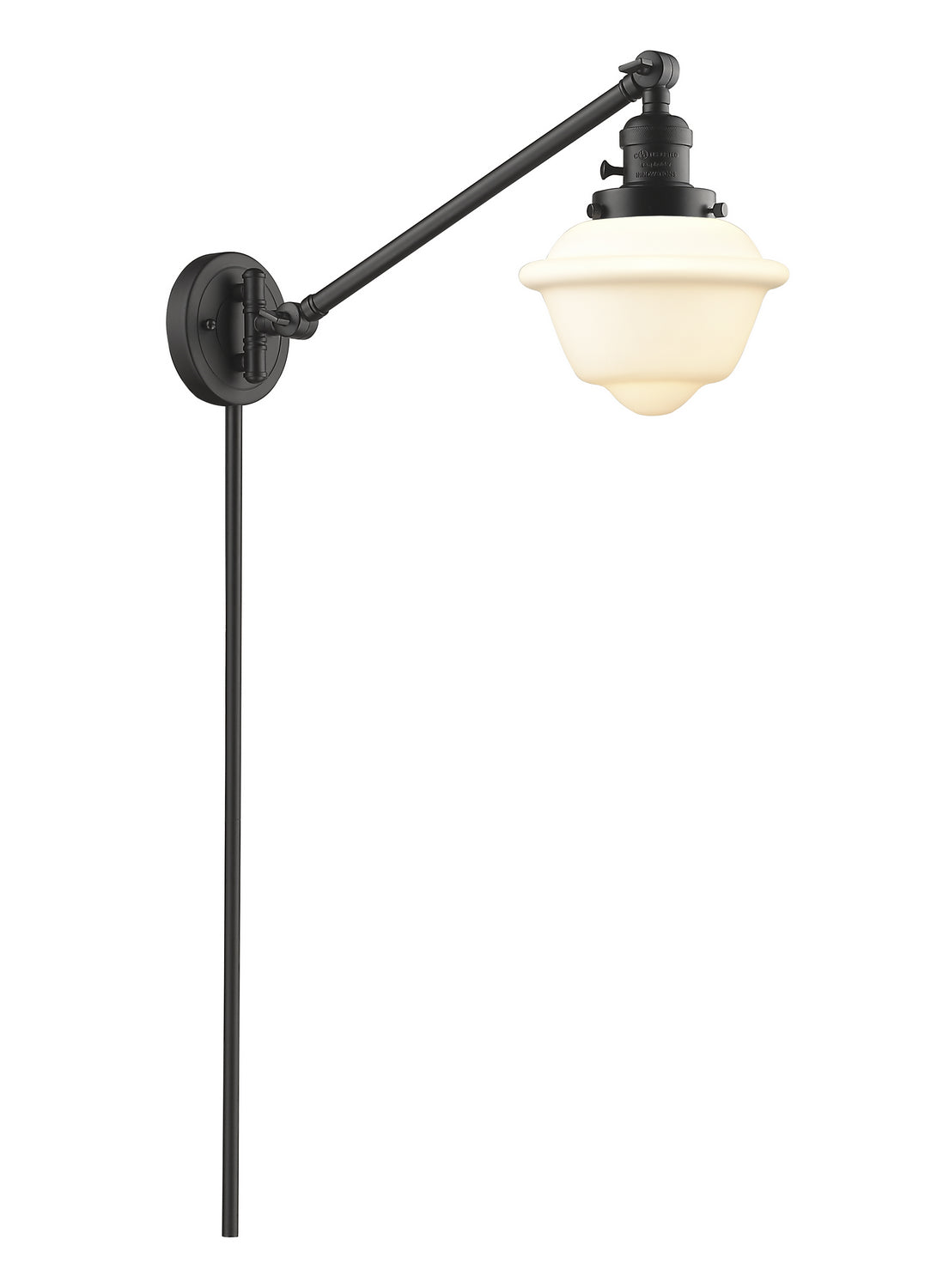 Innovations - 237-OB-G531 - One Light Swing Arm - Franklin Restoration - Oil Rubbed Bronze