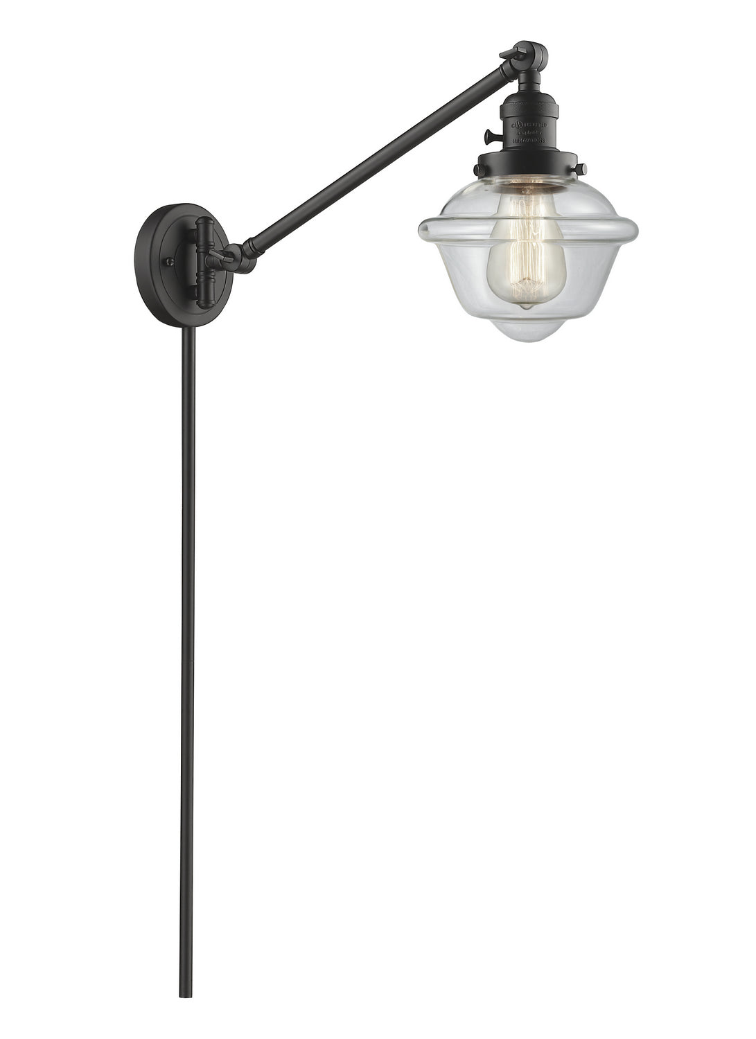 Innovations - 237-OB-G532 - One Light Swing Arm - Franklin Restoration - Oil Rubbed Bronze