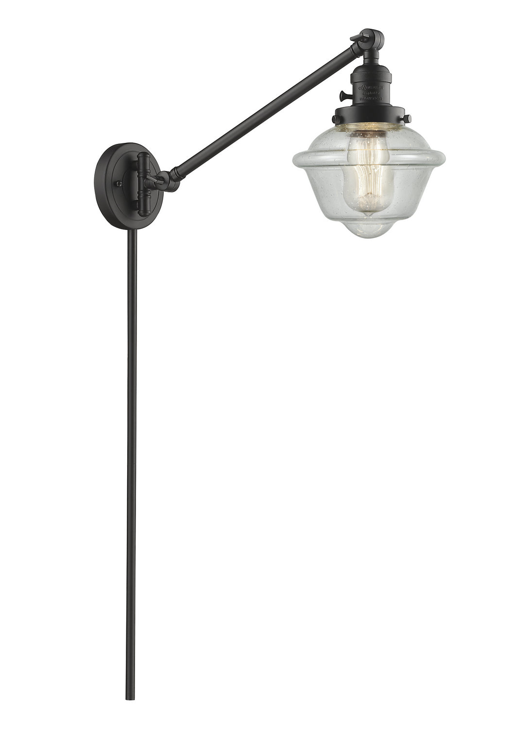 Innovations - 237-OB-G534 - One Light Swing Arm - Franklin Restoration - Oil Rubbed Bronze