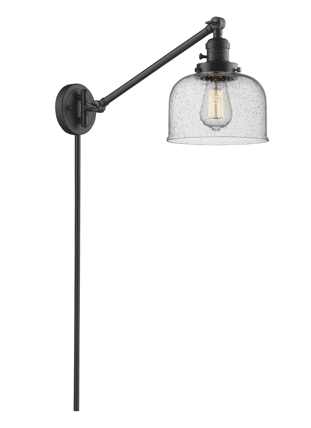 Innovations - 237-OB-G74 - One Light Swing Arm - Franklin Restoration - Oil Rubbed Bronze