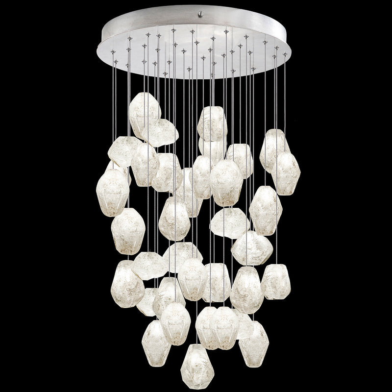 Fine Art Handcrafted Lighting - 853440-13LD - LED Pendant - Natural Inspirations - Silver