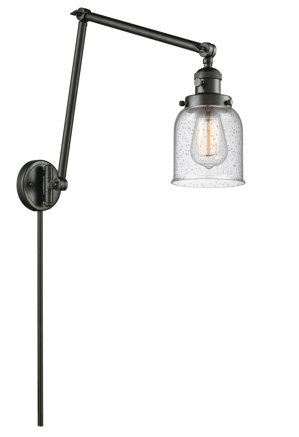 Innovations - 238-OB-G54 - One Light Swing Arm - Franklin Restoration - Oil Rubbed Bronze