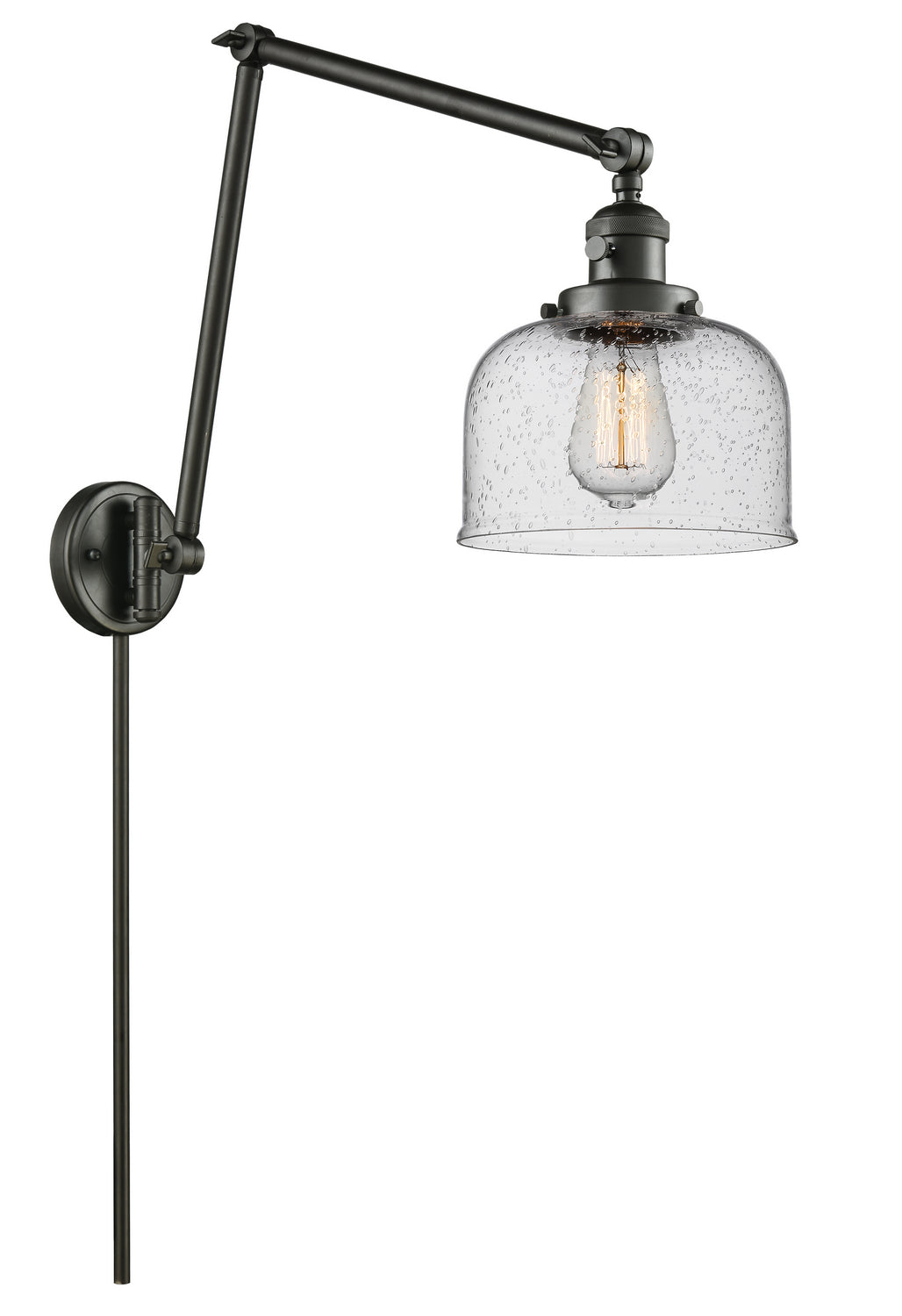 Innovations - 238-OB-G74 - One Light Swing Arm - Franklin Restoration - Oil Rubbed Bronze