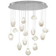 Fine Art Handcrafted Lighting - 862840-13LD - LED Pendant - Natural Inspirations - Silver