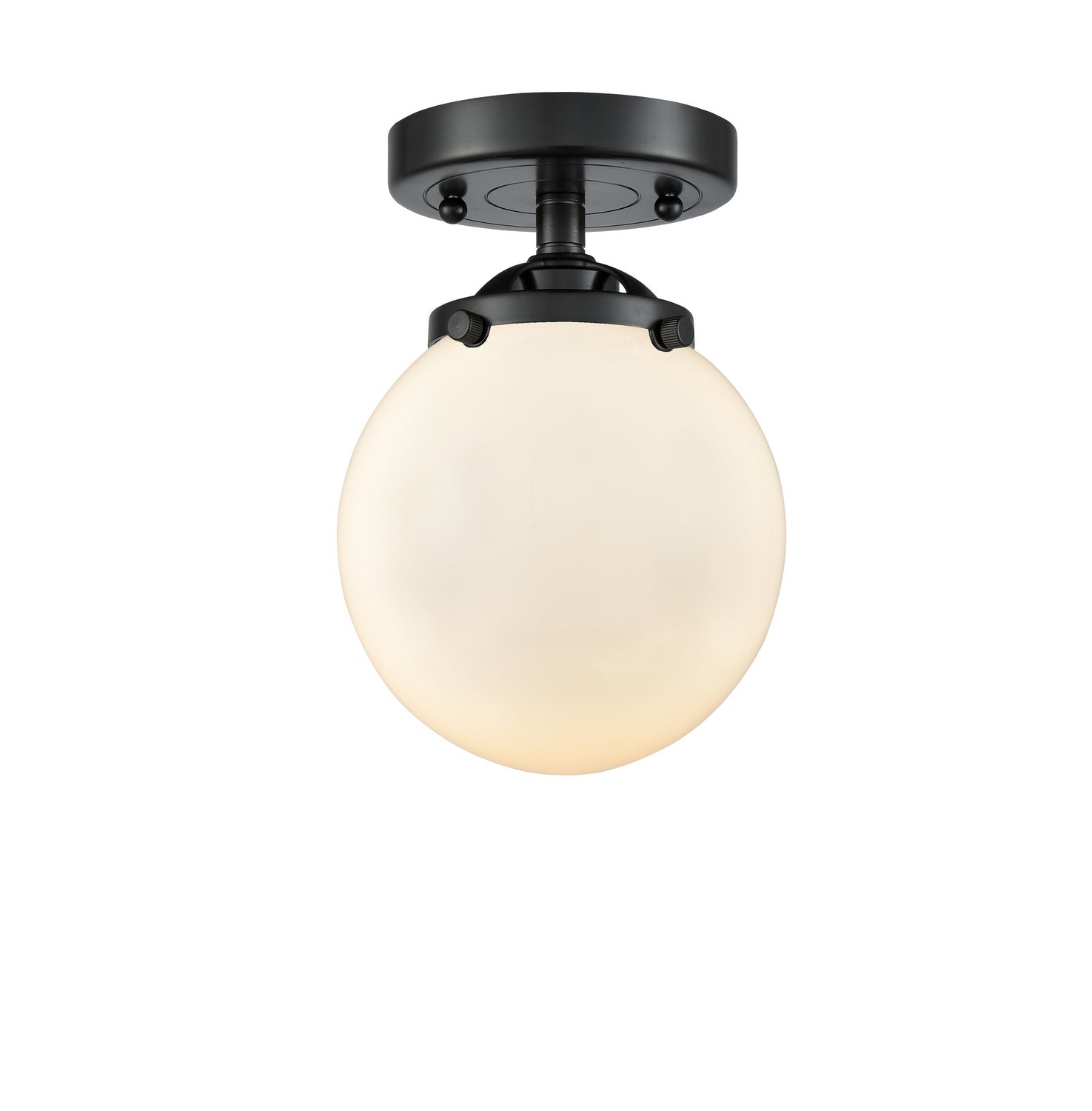 Innovations - 284-1C-OB-G201-6 - One Light Semi-Flush Mount - Nouveau - Oil Rubbed Bronze