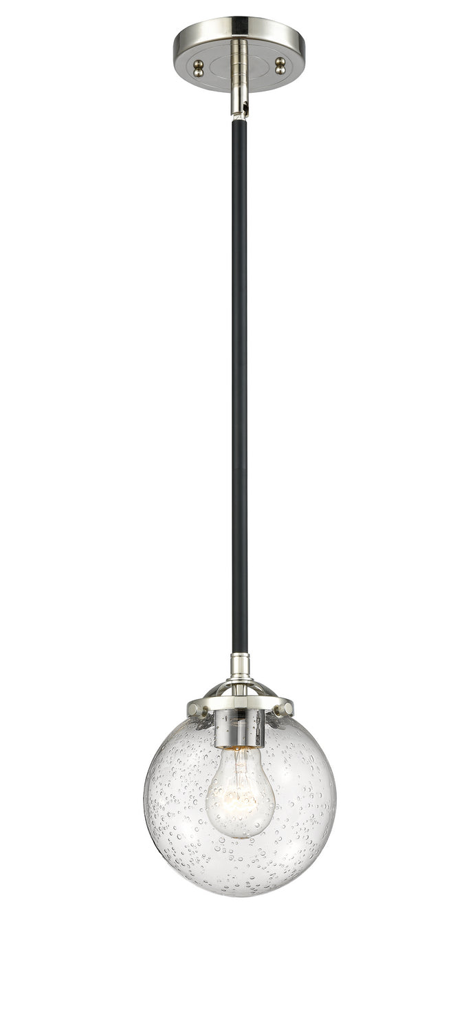 Innovations - 284-1S-BPN-G204-6 - One Light Mini Pendant - Nouveau - Black Polished Nickel