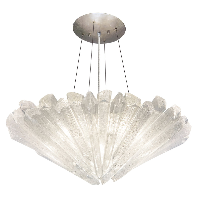 Fine Art Handcrafted Lighting - 870240-2ST - Three Light Pendant - Diamantina - Silver