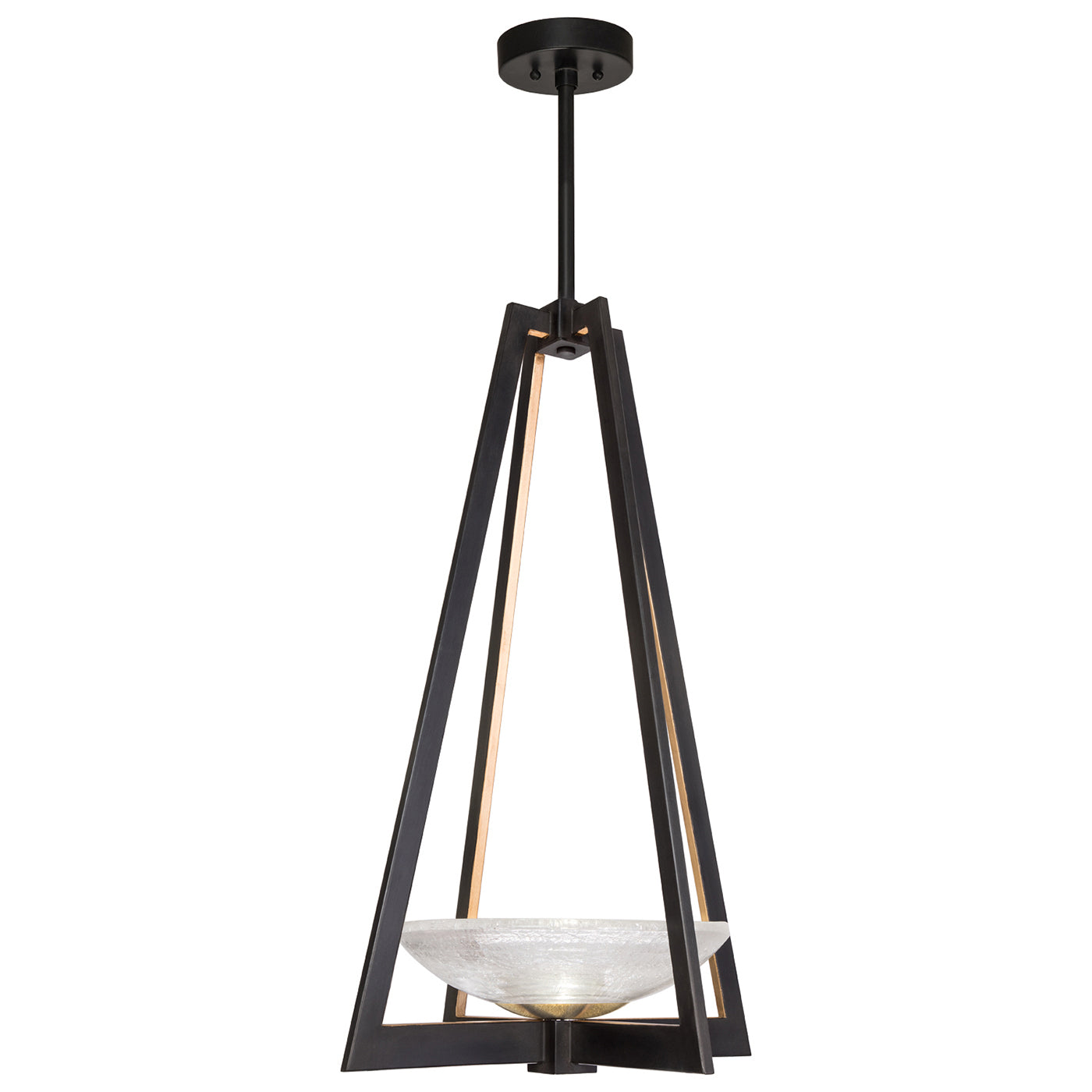 Fine Art Handcrafted Lighting - 896040-3ST - LED Pendant - Delphi - Black