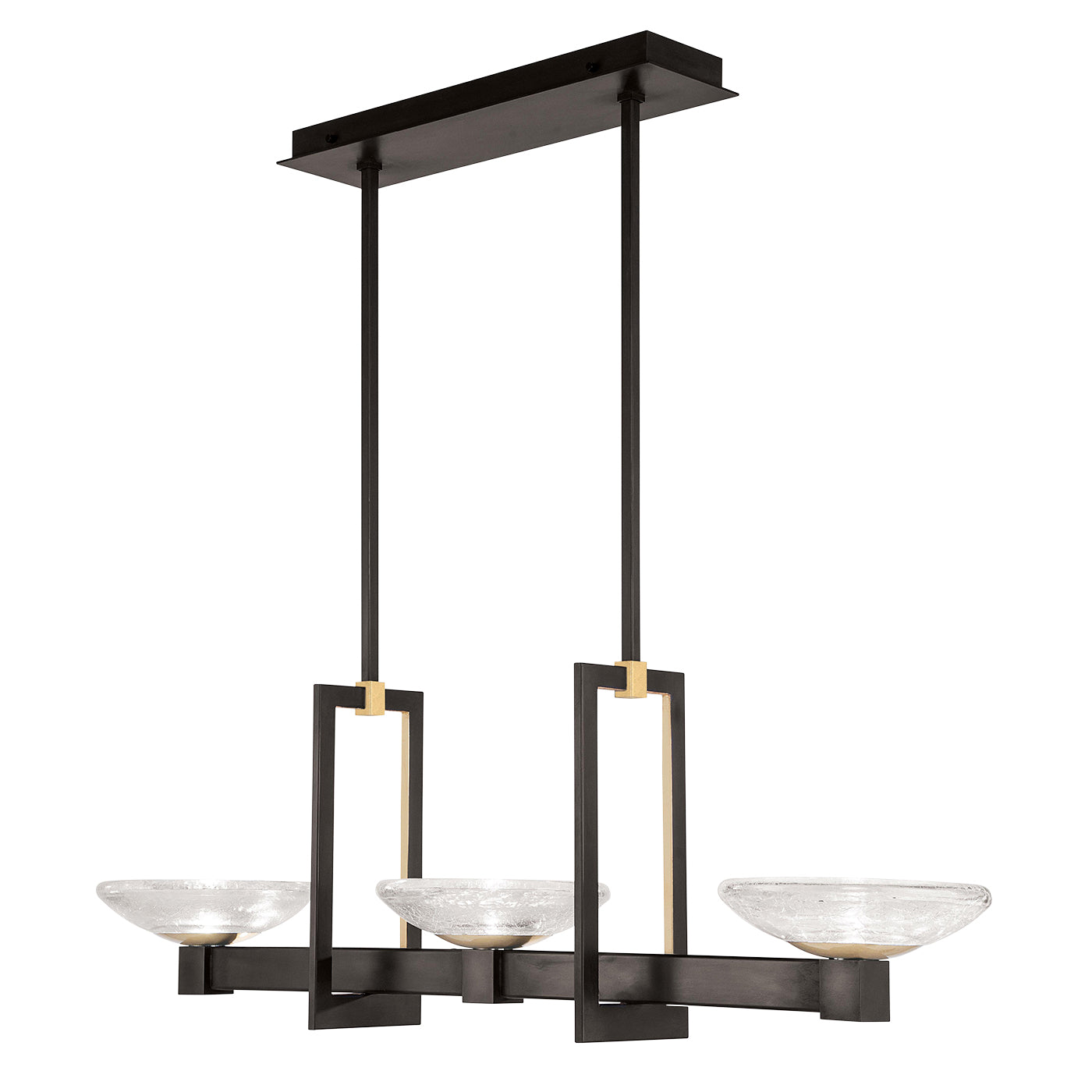 Fine Art Handcrafted Lighting - 897040-3ST - LED Pendant - Delphi - Black
