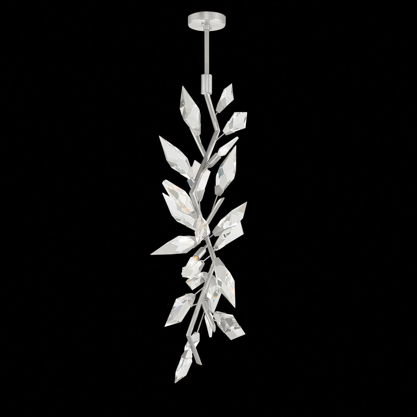 Fine Art Handcrafted Lighting - 901640-1ST - Four Light Pendant - Foret - Silver