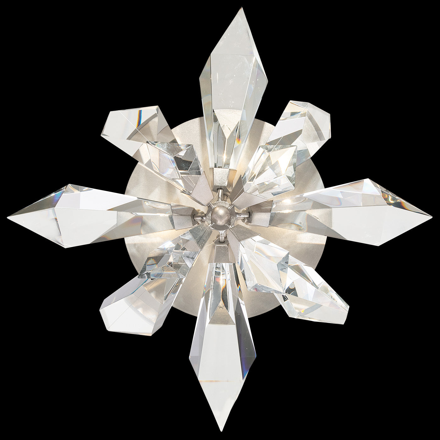 Fine Art - 901840-1ST - Four Light Flush Mount - Foret - Silver