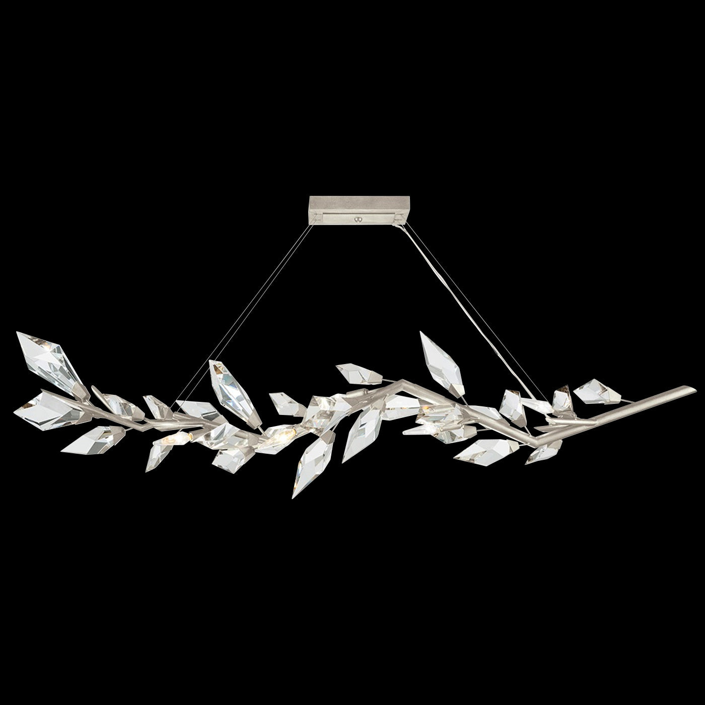 Fine Art - 902440-1ST - Seven Light Pendant - Foret - Silver