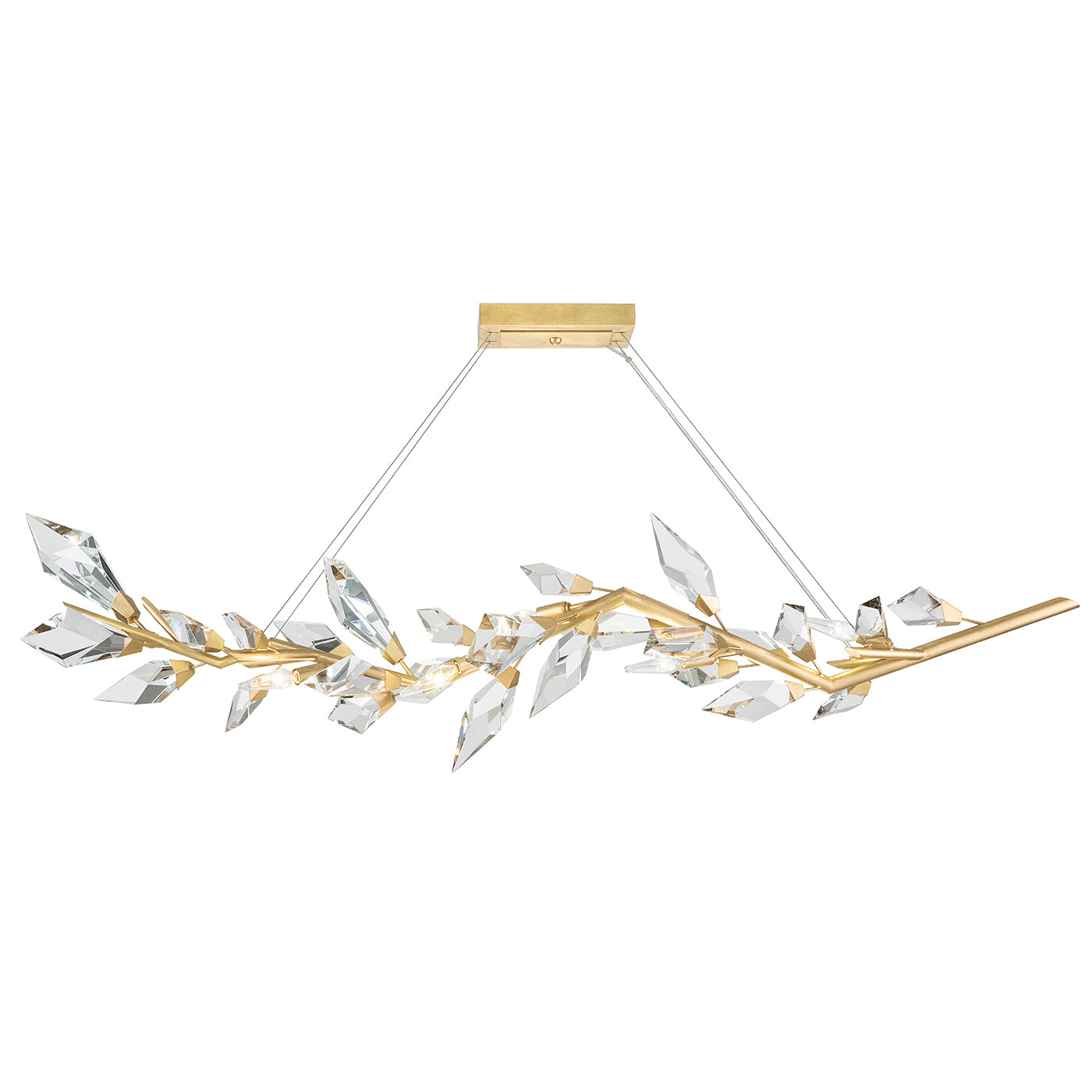 Fine Art - 902440-2ST - Seven Light Pendant - Foret - Gold