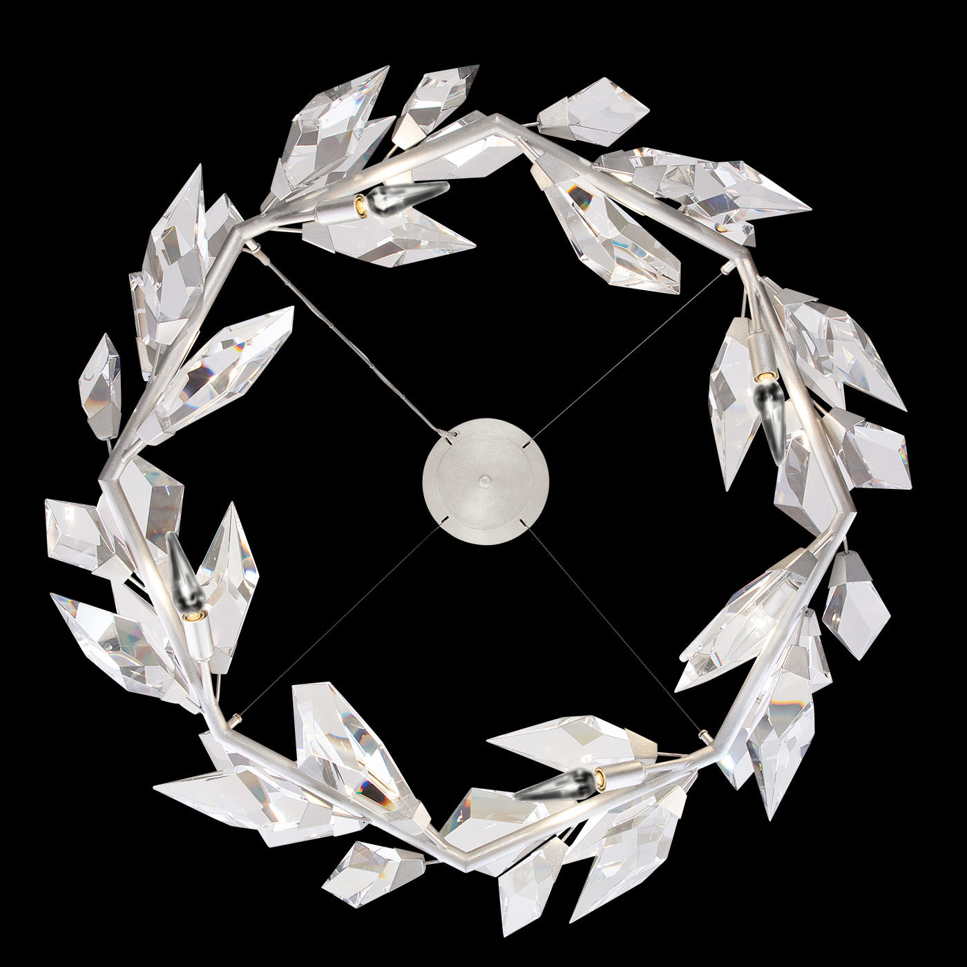 Fine Art - 902640-1ST - Eight Light Pendant - Foret - Silver