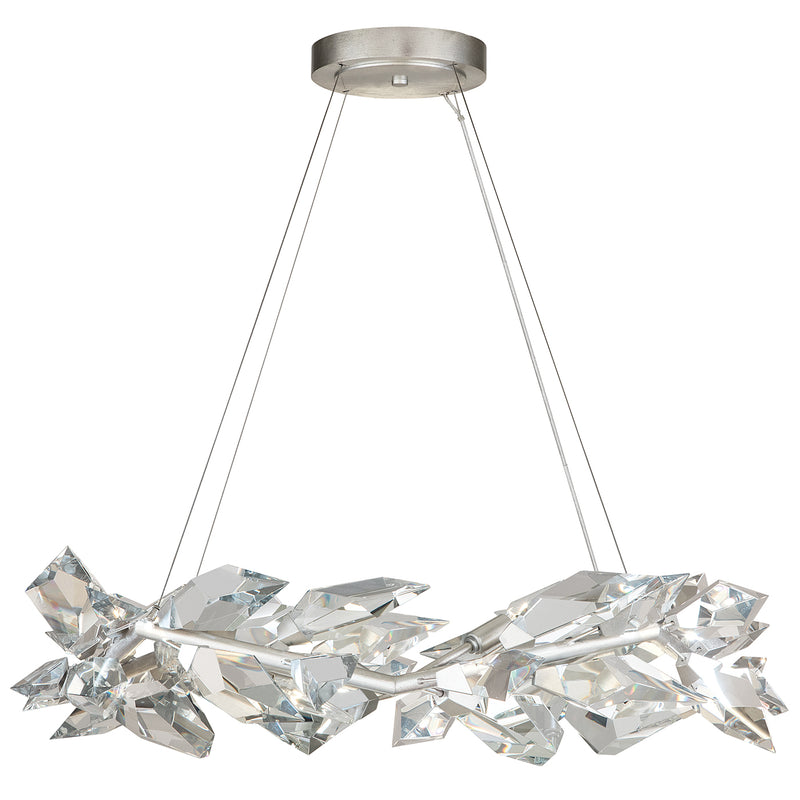 Fine Art Handcrafted Lighting - 902640-1ST - Eight Light Pendant - Foret - Silver