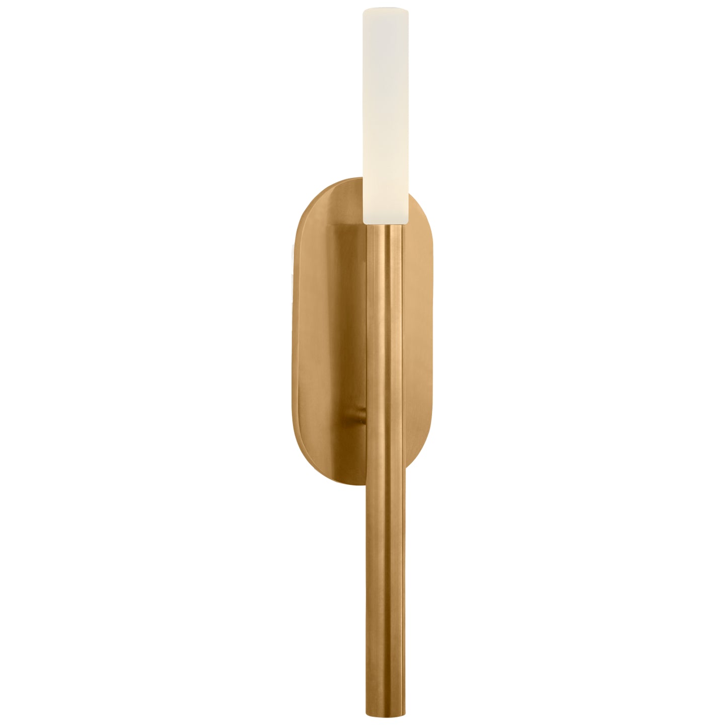 Visual Comfort Signature - KW 2281AB-EC - LED Bath Sconce - Rousseau - Antique-Burnished Brass