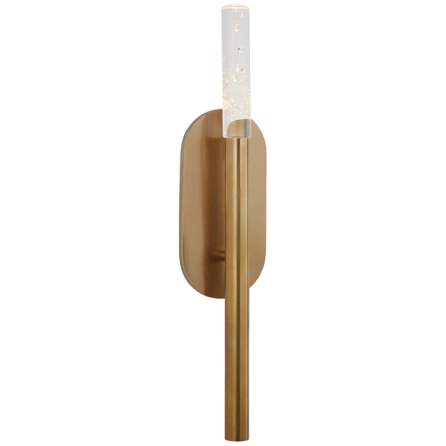 Visual Comfort Signature - KW 2281AB-SG - LED Bath Sconce - Rousseau - Antique-Burnished Brass