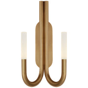 Visual Comfort Signature - KW 2283AB-EC - LED Wall Sconce - Rousseau - Antique-Burnished Brass