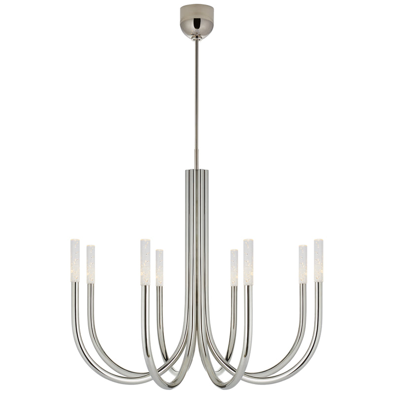 Visual Comfort Signature - KW 5581PN-SG - LED Chandelier - Rousseau - Polished Nickel
