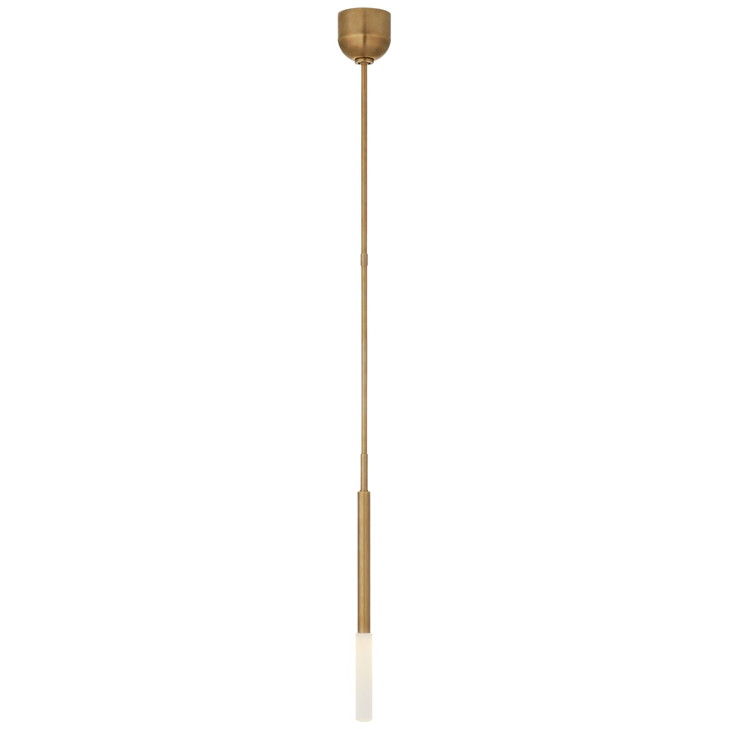 Visual Comfort Signature - KW 5586AB-EC - LED Pendant - Rousseau - Antique-Burnished Brass