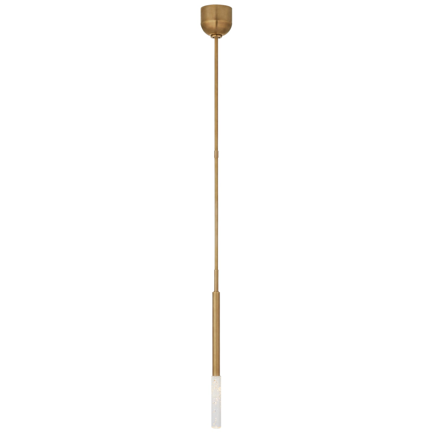 Visual Comfort Signature - KW 5586AB-SG - LED Pendant - Rousseau - Antique-Burnished Brass