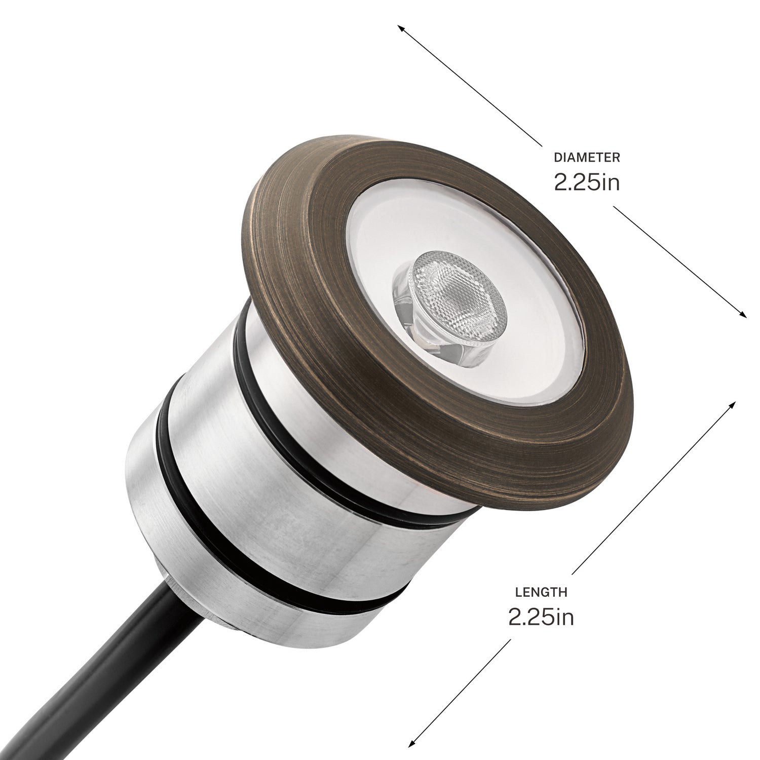 Kichler - 16140CBR30 - LED Inground - Landscape Led - Centennial Brass