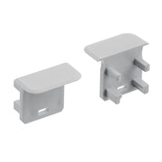Kichler - 1TEE1DWRCSSIL - Tape Extrusion End Cap 5 Pair - Ils Te Series - Silver