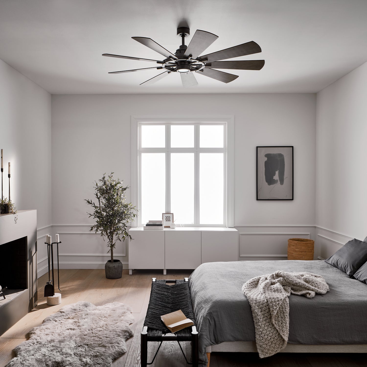 Kichler - 300265AVI - 65"Ceiling Fan - Gentry - Anvil Iron