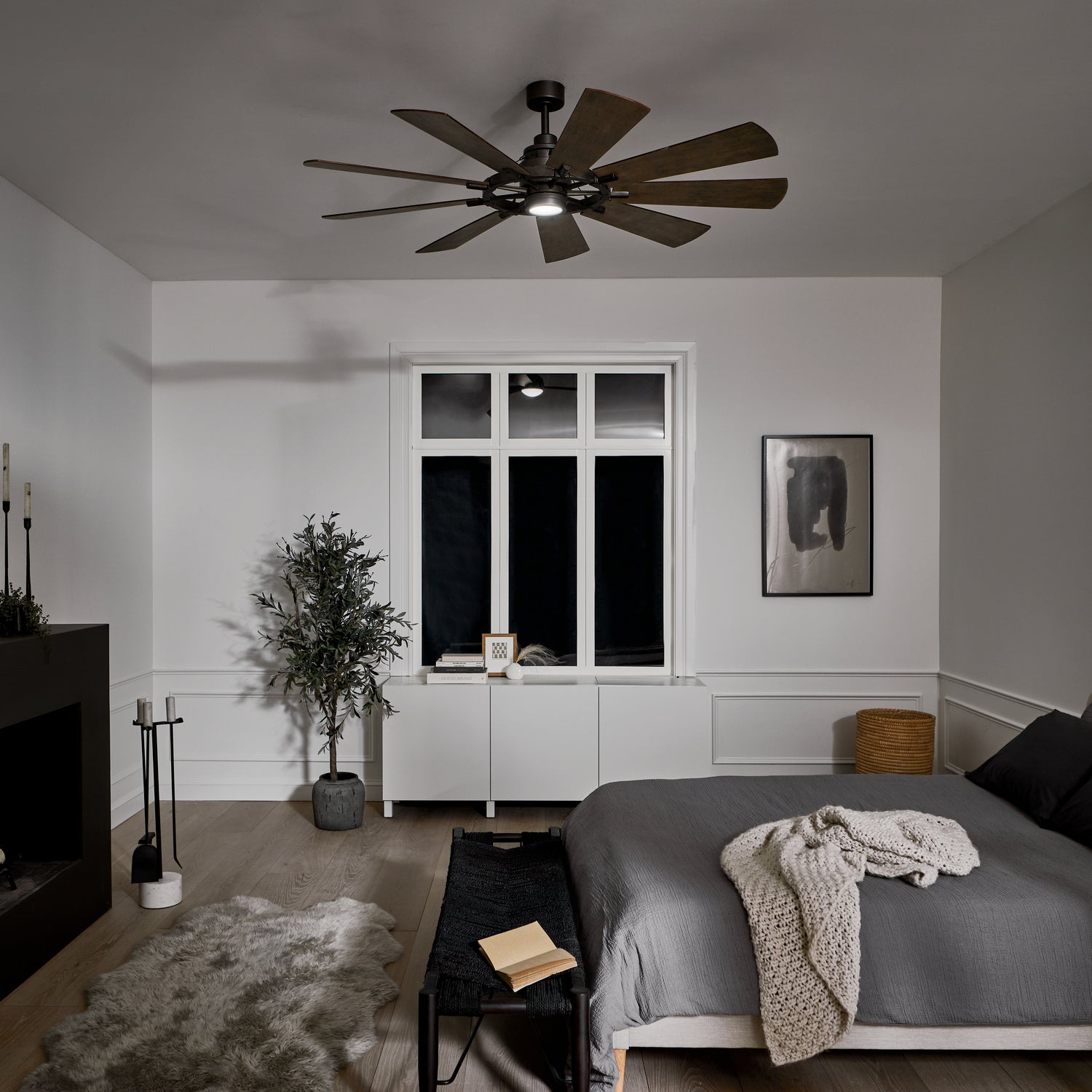 Kichler - 300265AVI - 65"Ceiling Fan - Gentry - Anvil Iron